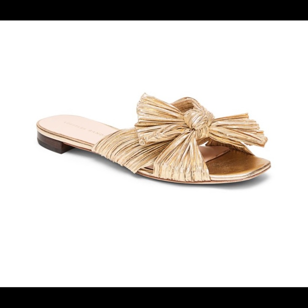 Loeffler Randall Gold Sandals